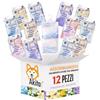 AKITAInk 12 Deumidificatori da Appendere 500 ml, Sacchetti Assorbiumidità con Gancio, Profumazioni Assortite, Perfetti per Armadi, Eliminano Umidità e Odori
