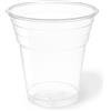 DOT Horeca Solutions 200 Bicchieri PET trasparenti monouso 200 ML tacca 0,16 alta qualità usa e getta bicchiere riciclabili per acqua bevande birra cocktail drink