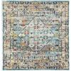 RugVista Chillon, Tappeto, Orientali, 200 x cm, Quadrata, Pelo medio, Soggiorno, Sala da pranzo, Camera letto, Cucina, Lavabile solo a secco, Chiaro Blu/Multi