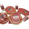 ZENZERO® - Kit Completo per Festa di Laurea - 20 Tovaglioli di Carta, 12 Bicchieri di Carta, 12 Piatti, 12 Piattini -