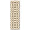 Panorama Tappeto in Vinile - Tappeti in PVC Grandi - Tappeto da Cucina, Corridoio e Soggiorno - Modello Pedraza Beige 80x250 cm