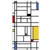 Panorama Tappeto Vinile Sala - Varie Dimensioni - (Mondrian 300x200 cm)