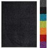 Floordirekt Use&Wash - Zerbino per porta, per corridoio, ingresso, ingresso, antiscivolo e lavabile (135 x 200 cm, nero 1000)
