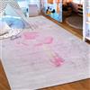 Mazovia Grande Tappeto per Bambini Camera Dei Bambini 160x230cm Rosa | Tappeto Bambini per Camera da Letto Stanza Dei Giochi Bambine Ballerina Facile da Pulire Lavabile in Lavatrice Antiscivolo
