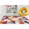 Carpeto Rugs Tappeto Bambini Morbido - Tappeto Pelo Corto Moderno Geometrico - Tappeto Cameretta - Tappeti Camera da Letto Grandi Dimensioni - Multicolore - 240 x 330 cm