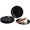 MamboCat Panther - Set di 6 piatti da torta in gres opaco per 6 persone, piccoli piatti per insalata, dessert & Co. I piatti per colazione, pranzo, caffè e pane da sera