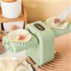 Carpango Macchina elettrica per ravioli, multifunzione, per ravioli, ravioli, stampo per ravioli, per casa, cucina, ristorante (verde)