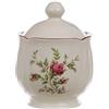Blanc MARICLO Set 6 Tazzine da Caffè in Ceramica Shabby Chic - Tazze Eleganti collezione Moss Rose