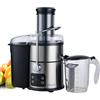SOKANY Estrattore di succo centrifugo 1200W Centrifuga Frutta e Legumi Touch Screen LCD Juicer Rapida con Efficienza di Succo Ottimizzata, Acciaio Inossidabile, 2 Velocità, 85 mm Bocca larga SK-03014