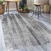Mazovia Tappeto grigio astratto - Tappeto per soggiorno, camera da letto - pelo corto rettangolare - tappeti morbidi - grigio - 200 x 300 cm
