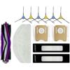 DSXPZBGED A63X-13PCS Set Di Spazzole For Aspirapolvere, Sacchetti For La Polvere, Filtri E Panni For Mocio Compatibili Con Midea, Accessori For Aspirapolvere S8 E S8+, Parti Di Ricambio