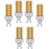 ZHIYUE 6 Pezzi G9 10W Lampadina LED Equivalente Alogena 100W, 1000LM Lampada a Risparmio Energetico, 230V Non Dimmerabile, Bianco Caldo 3000K, Portalampada Capsula
