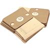vhbw 10x sacchetto compatibile con Rowenta Soam, Neo aspirapolvere - 22,5cm x 16,5cm color sabbia