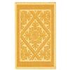 Pierre Tappeti Tappeto Sardo GIALLO 55x140 cm lavabile 100% cotone prodotto in Sardegna. Tappetino bagno cucina ingresso pratico morbido.