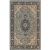 Pierre Tappeti Tappeto economico SILK 119 Azzurro per salotto soggiorno, disegno persiano orientale classico, vello lucente effetto seta, misura cm. 140x200