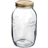 Bormioli Rocco Quattro Stagioni 58290 - Barattoli per conserve da 1500 ml (con coperchio a vite, 86 mm, 6 bicchieri)