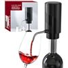 QOXEZY Aeratore elettrico automatico per vino, decanter portatile, erogatore intelligente per vino, erogazione automatica, rapido assorbimento, si adatta alla maggior parte delle bottiglie di dimensioni