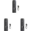 Leisurealeaneag 3 set di macinapepe elettronico ricaricabile USB regolabile grossolanità automatica singolo