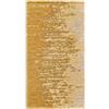 Pierre Tappeti Tappeto TAMIGI ORO moderno contemporaneo pixel sfumati, passatoia cucina multiuso lavabile antiscivolo cm.55x240
