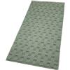 emmevi Tappeto Bagno Morbido Assorbente Antiscivolo 3D Intrecciato Scendiletto Lavabile 45x75 Cm Verde