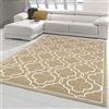 Teppich-Traum Tappeto Orientale Resistente alle intemperie | per soggiorno e balcone | colori caldi beige Größe 200 x 290 cm