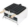 Legwfdthy Grande capacità - Mini macchina per waffle a forma di uovo - Stampo per waffle - Stampo per waffle elettrico domestico - Macchina per waffle all-in-one - Macchina per waffle commerciale