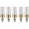 Aiwerttes Lampadina LED E14 da 9 W, 1000 lm equivalente a una lampadina alogena da 100 W, E14 LED, lampadine a pannocchia per scrivania, non dimmerabile, a risparmio energetico, confezione da 5