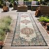 Teppich-Traum Tappeto orientale da esterno per soggiorno Tappeto vintage colorato Größe 80 x 300 cm