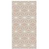Panorama Tappeto Vinile Cucina Bagno - Varie Dimensioni - (Stelle Geometriche Rosa 60x110 cm)