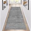 Siunwdiy Tappeto Corridoio Antiscivolo Tappeto Cucina Passatoia Antiscivolo Lavabile Tappeto Durevole Tappeti Runner Lungo Moderno Tappeto Per Cucina,Camera,Soggiorno Ingresso,Grigio,60x160cm