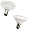 QLEE Lampadina LED AR70 7W Attacco BA15D a Baionetta 12V AC/DC 700LM 3000K Bianco Caldo Angolo Fascio 38° Faretti Sostitutivi per Alogeni 50W-70W per Illuminazione su Binario Confezione da 2 Pezzi