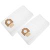vhbw 10x sacchetto compatibile con Makita VC3012M, VC3012, 446, 446L, 446LX aspirapolvere - 35cm x 28,4cm Bianco