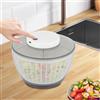 GMSLuu Centrifuga elettrica per insalata con USB 4,75 l, capacità 500 giri/min