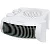 Bomann Termoventilatore - Riscaldatore elettrico - Termoventilatore - Termoventilatore portatile e compatto 2 livelli di riscaldamento (1000/2000 W) Bianco/HL 660401 CB BOMANN