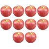 Lastdaytime Decorazione a forma di frutta finta, mele realistiche in plastica per cucina, casa, feste, versatile esposizione di alimenti artificiali per interni ed esterni (rosa)
