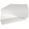 DecoPorex - Blocchi in polistirolo espanso da 40 x 40 x 10 cm per lavori di artigianato scolastico (2 unità)