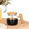 Generic Selff - Tazza da caffè elettrica per mescolare, 400 ml, in vetro ad alta velocità, per mescolare il caffè, portatile, con manico, per caffè, latte, cioccolata calda