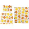 FRCOLOR 3 Pezzi Panno in Cera D'api Riutilizzabile per Conservazione Alimentare in Cotone Organico, Tessuto Giallo per Casa e Negozio di Forno