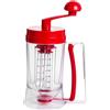 Generic Macchina manuale per pancake, 900 ml, con funzione di agitazione per la piastra, versatore per pancake, cialde per frittelle, waffle, torte, cottura a mano