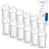 Wessper Cartucce filtranti per l'acqua Classic | Sostituzione per cartuccia filtrante Aquaphor Standard, Brita Classic, Dafi Classic | Riduce il calcare e il cloro | Acqua più pura | 12 pezzi