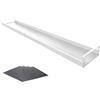 UrbanHui Mensola magnetica estensibile in acciaio al carbonio per cucina organizer per spezie olio (bianco)