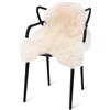 Decorating Sheepskins Premium Australian - Pelle di pecora in vero, inodore, vera pelliccia di agnello, per il divano, pelle di pecora, pelle di agnello (Bianco, 60 x 100 cm)