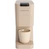 CREATE / THERA STUDIO/Macchina da caffè multicapsula espresso e caffè macinato Sabbia/Pannello di controllo touch, 19 bar, programmabile, 3 adattatori intercambiabili, 1450 W