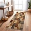 Generic Tappeto Corridoio Antiscivolo E Lavabile Stile Country Venature Del Legno Forma Quadrata 60X240 Cm Marrone, Runner Moderno Per Corridoio, Cucina O Ingresso - Morbido, Durable, Facile Da Pulire