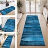 ZESEWU Tappeto passatoia cucina antiscivolo lavabile tappeti casa 60X200CM Tappeto Cucina passatoia moderno Blu tappeto runner tappeto salotto per soggiorno camera da letto corridoio Entrata bagno