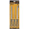 Ingco Hktf0308 Set 3 Raspe Per Il Legno Lunghezza 20 Cm