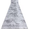 rugsx Passatoia Structural MEFE per cucina, corridoio, soggiorno, robusto, moderno, Marmo - due livelli di pile Grigio 70x300 cm