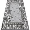 rugsx Tappeto BCF Morad TRIO tappeto classico, per la camera da letto, il soggiorno, la camera da letto, design senza tempo - grigio 60x110 cm