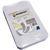 Bolsemack Placca di plastica per affettati 150 x 210 mm (100 pezzi) bianco