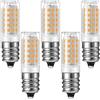 Generic E12 lampadina LED 7W, 220V-240V, 70W lampadina alogena equivalente, E12 Bi Pin base lampadine per lampadario illuminazione domestica dimmerabile(Bianco caldo)